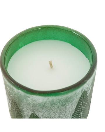 Forest Glass Candle Jar - Green