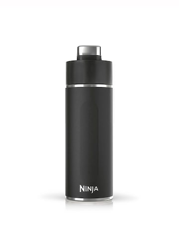 Ninja Thirsti Carbonated 700ml 24oz Bottle with Carbonation Lid in Black