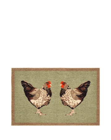My Mat Nylon Indoor Pattern Chickens Doormat