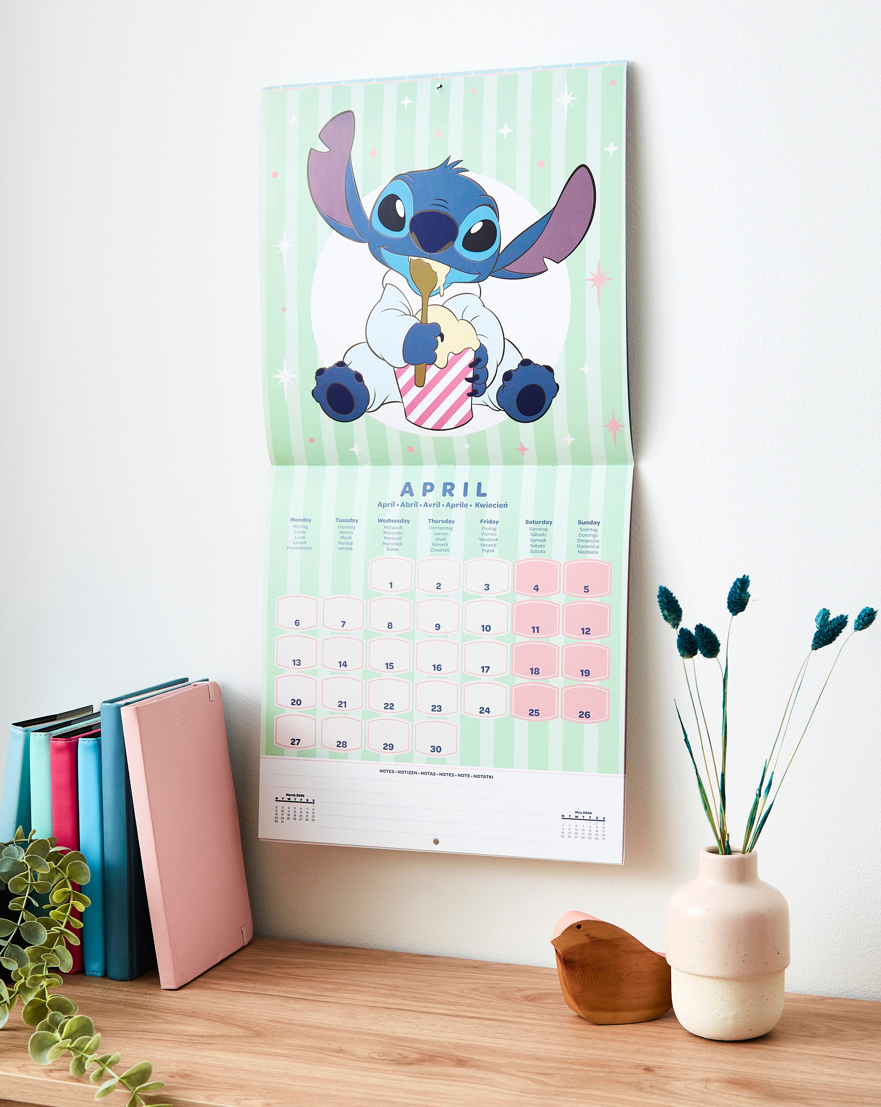 Lilo & Stitch 2026 Square Calendar