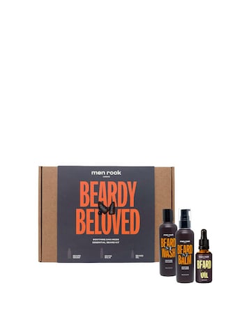 Men Rock Beard Care Gift Set Oak Moss