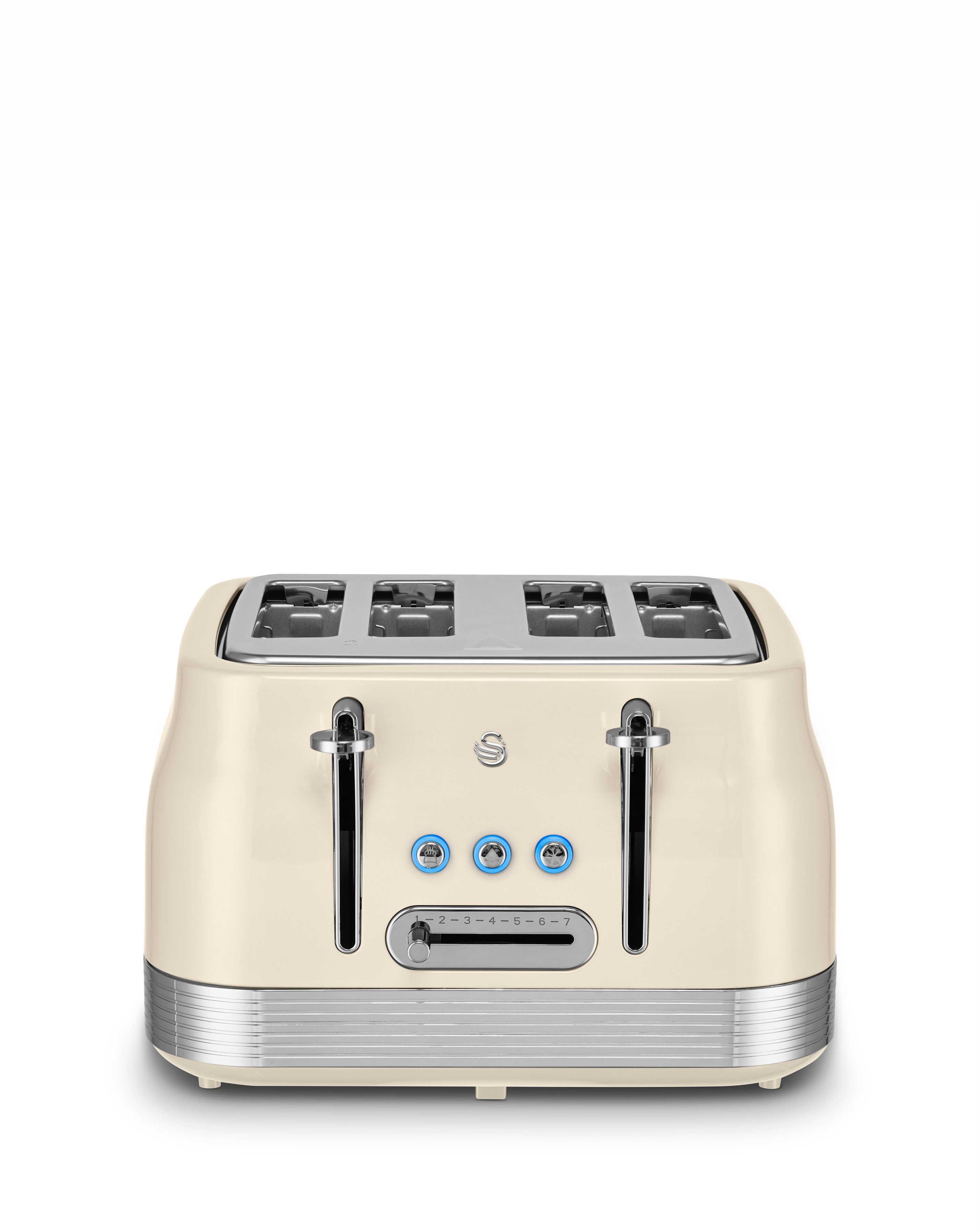 Swan Retro Revive 4 Slice Toaster Cream