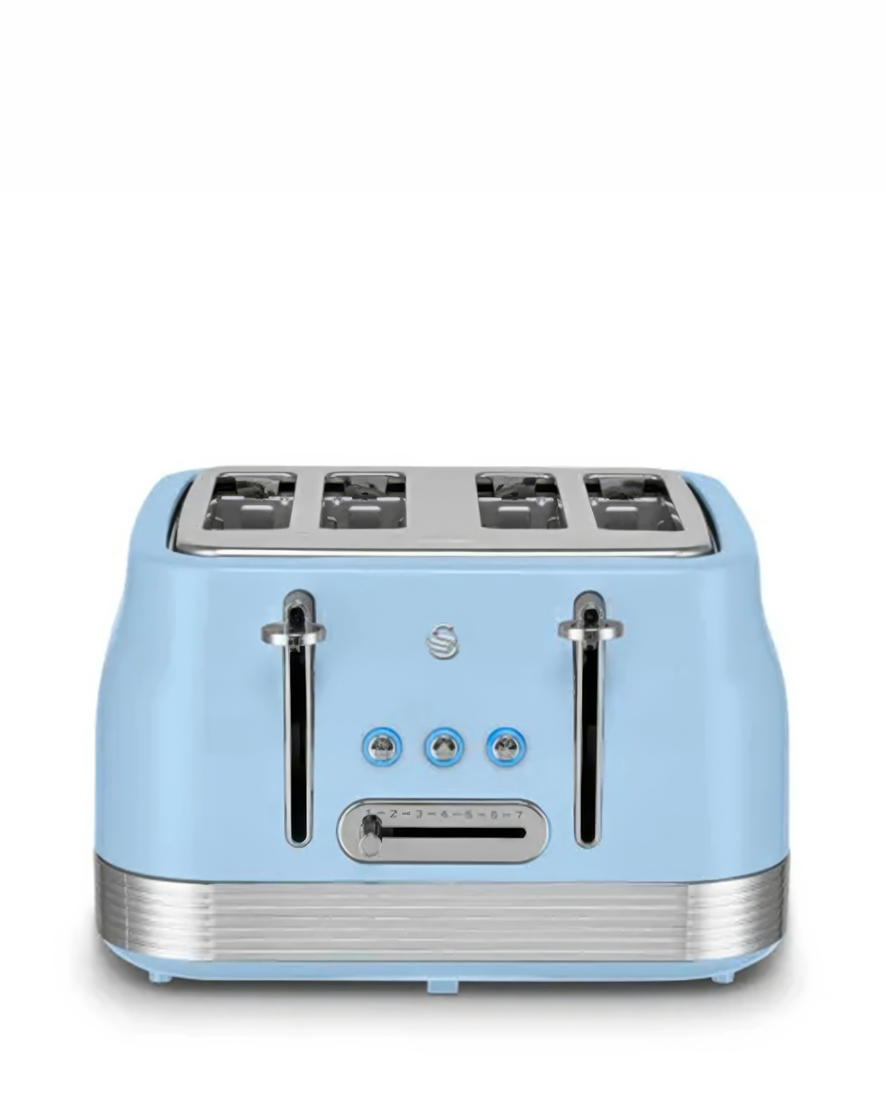 Swan Retro Revive 4 Slice Toaster Blue