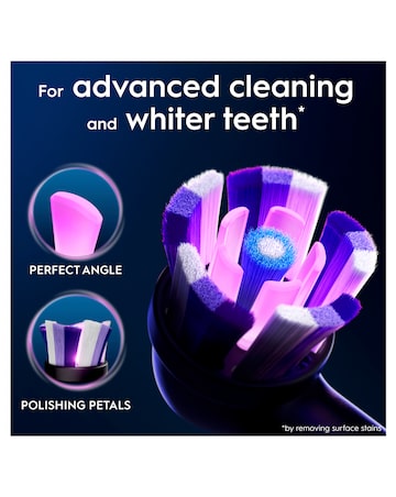 Oral-B iO Radiant White Black Refill heads 4 Pack
