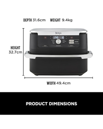 Ninja Foodi FlexDrawer Air Fryer 10.4L AF500UK