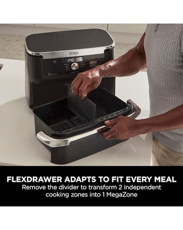 Ninja Foodi FlexDrawer Air Fryer 10.4L AF500UK
