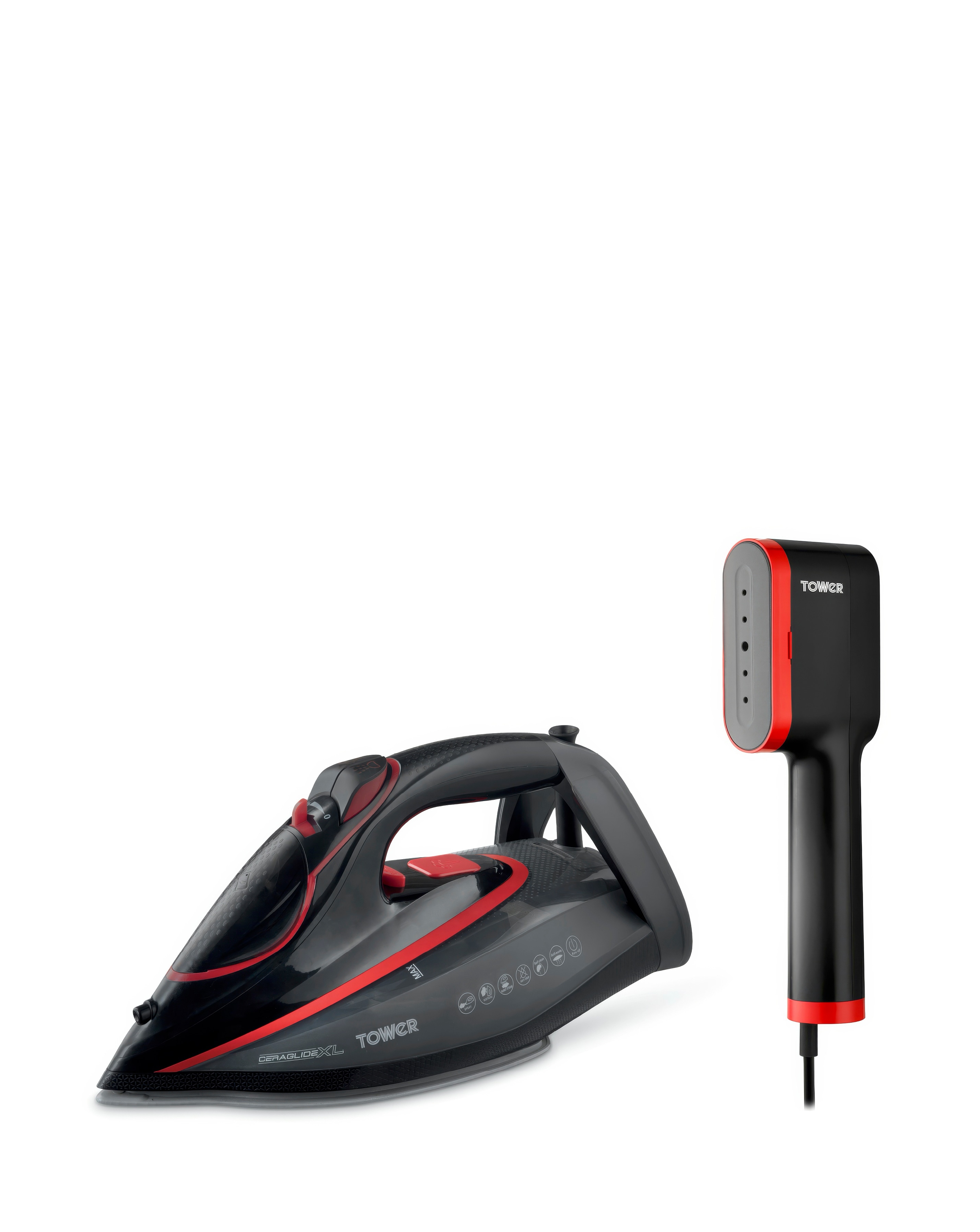 Tower 3100W One Temp Iron+Mini Steamer