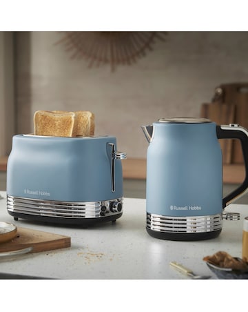 Hanley Kettle & 2 Slice Toaster Bundle - Retro Blue