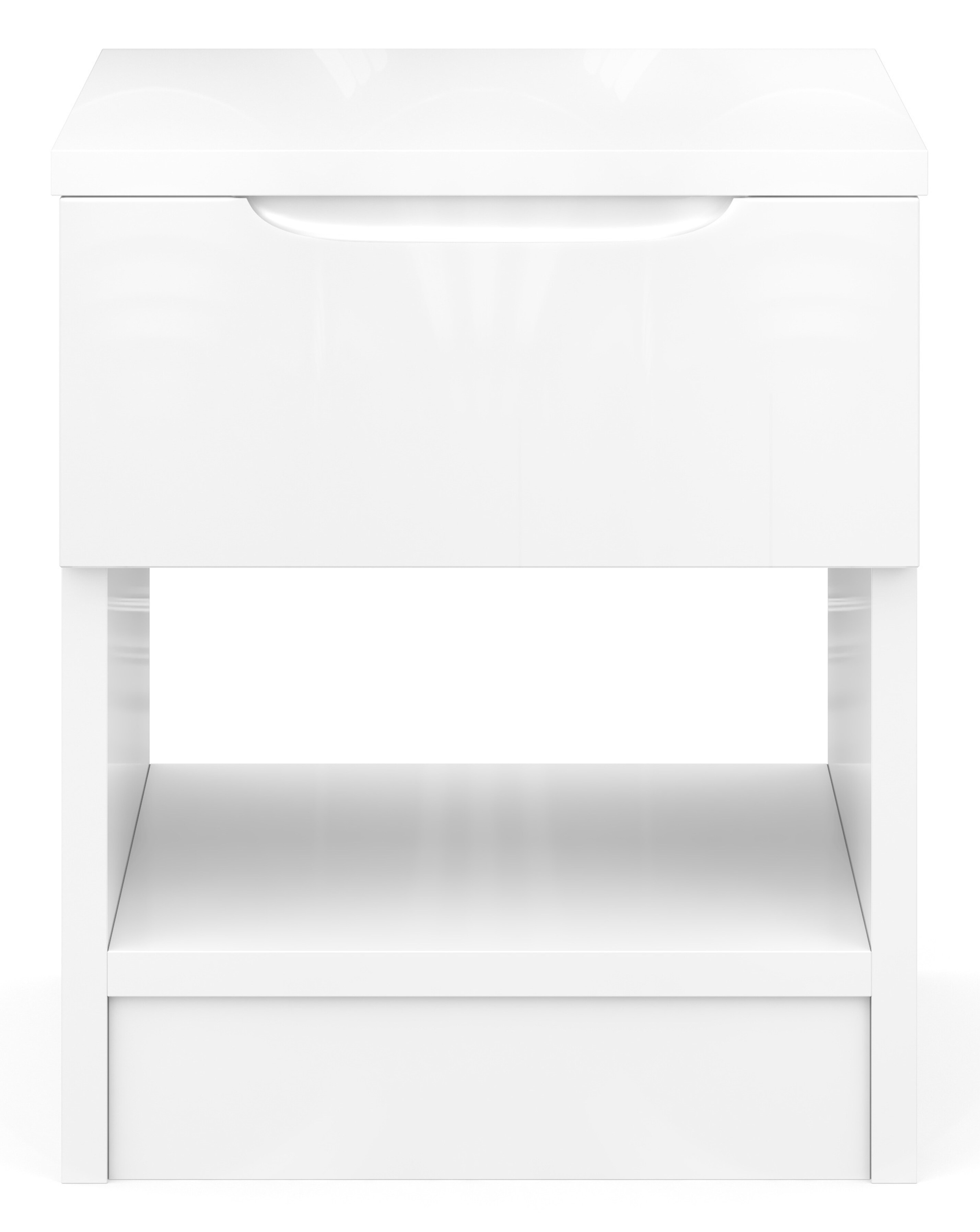 Sorrento Assembled Gloss Side Table