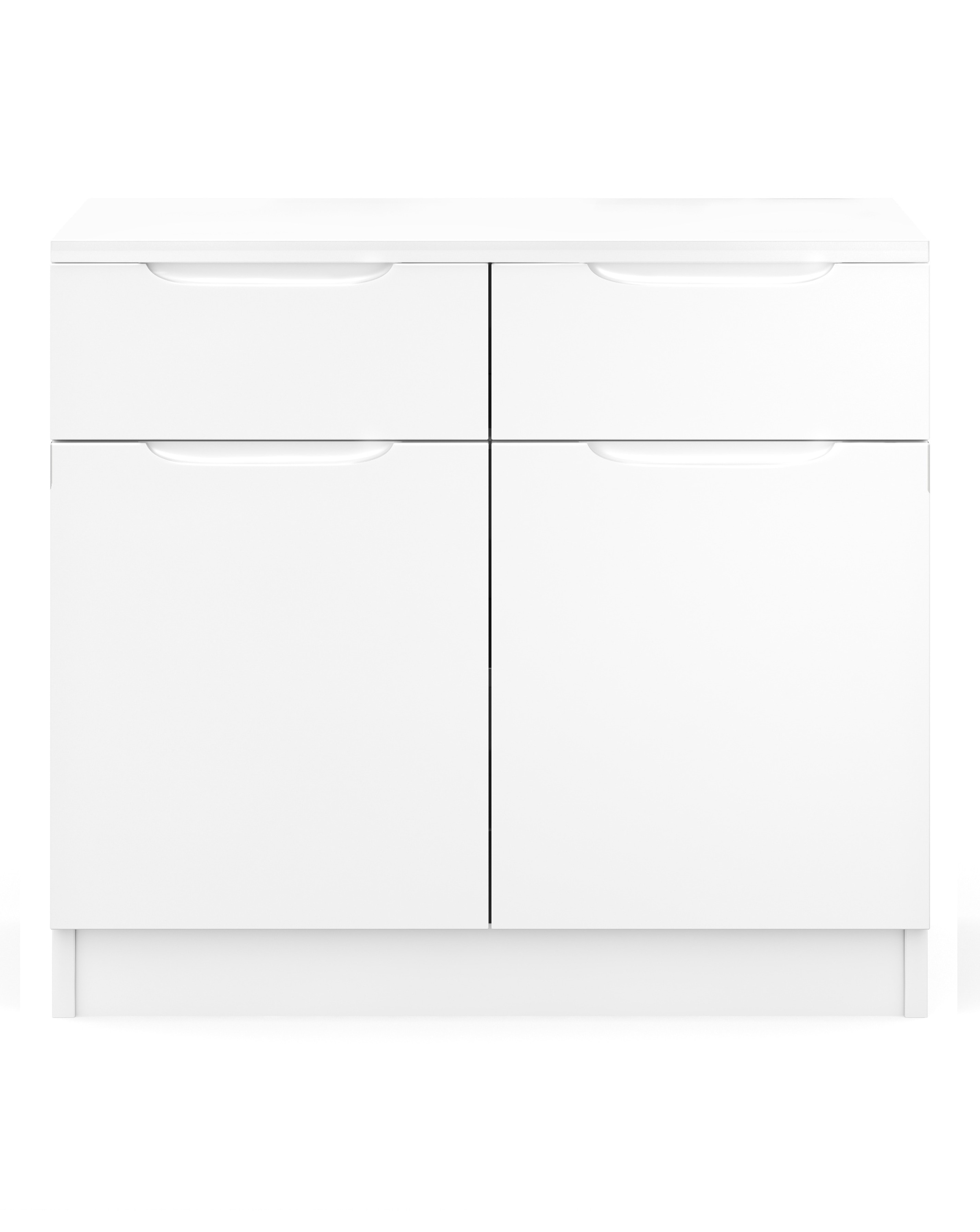 Sorrento Assembled Gloss Small Sideboard