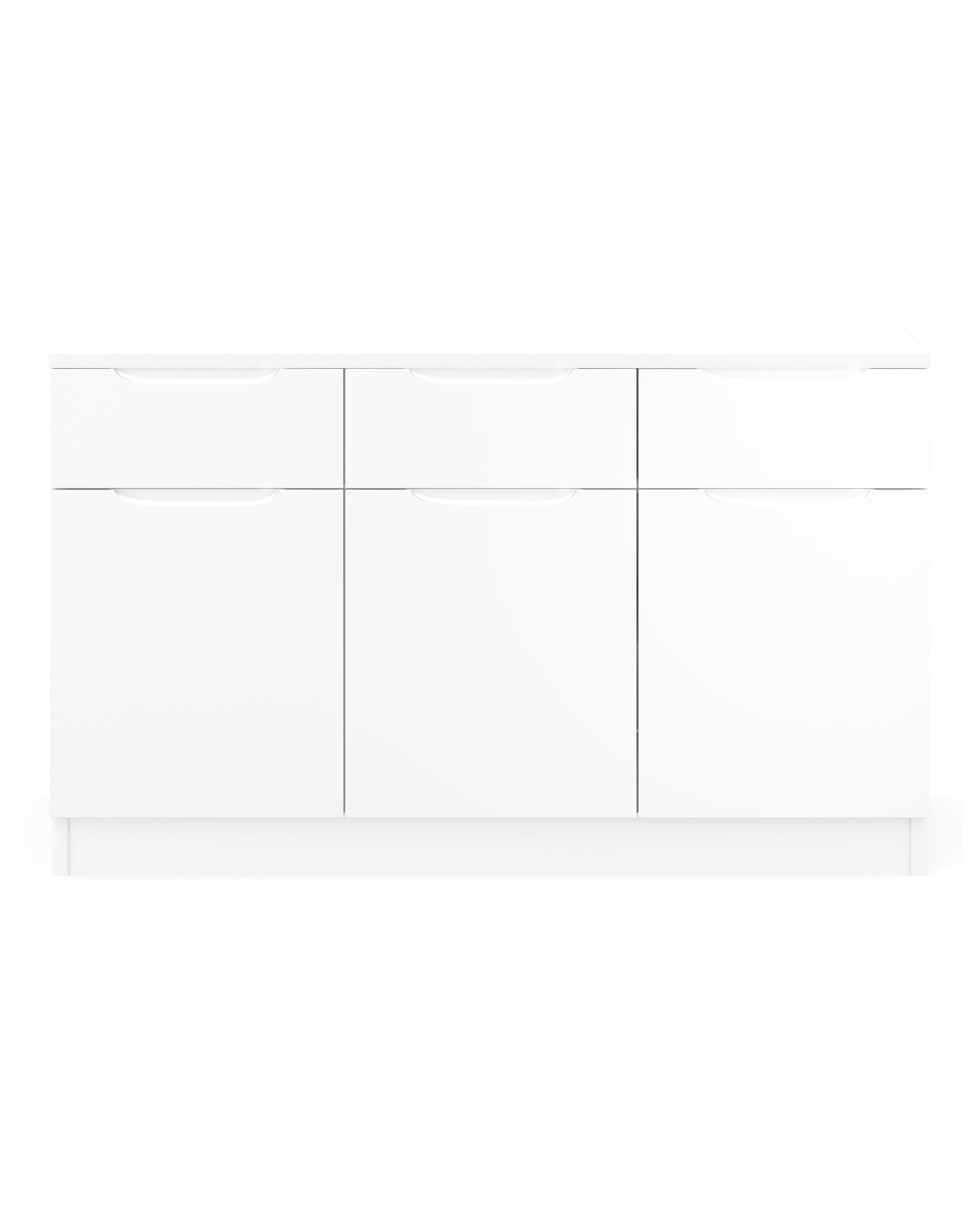 Sorrento Assembled Gloss Large Sideboard