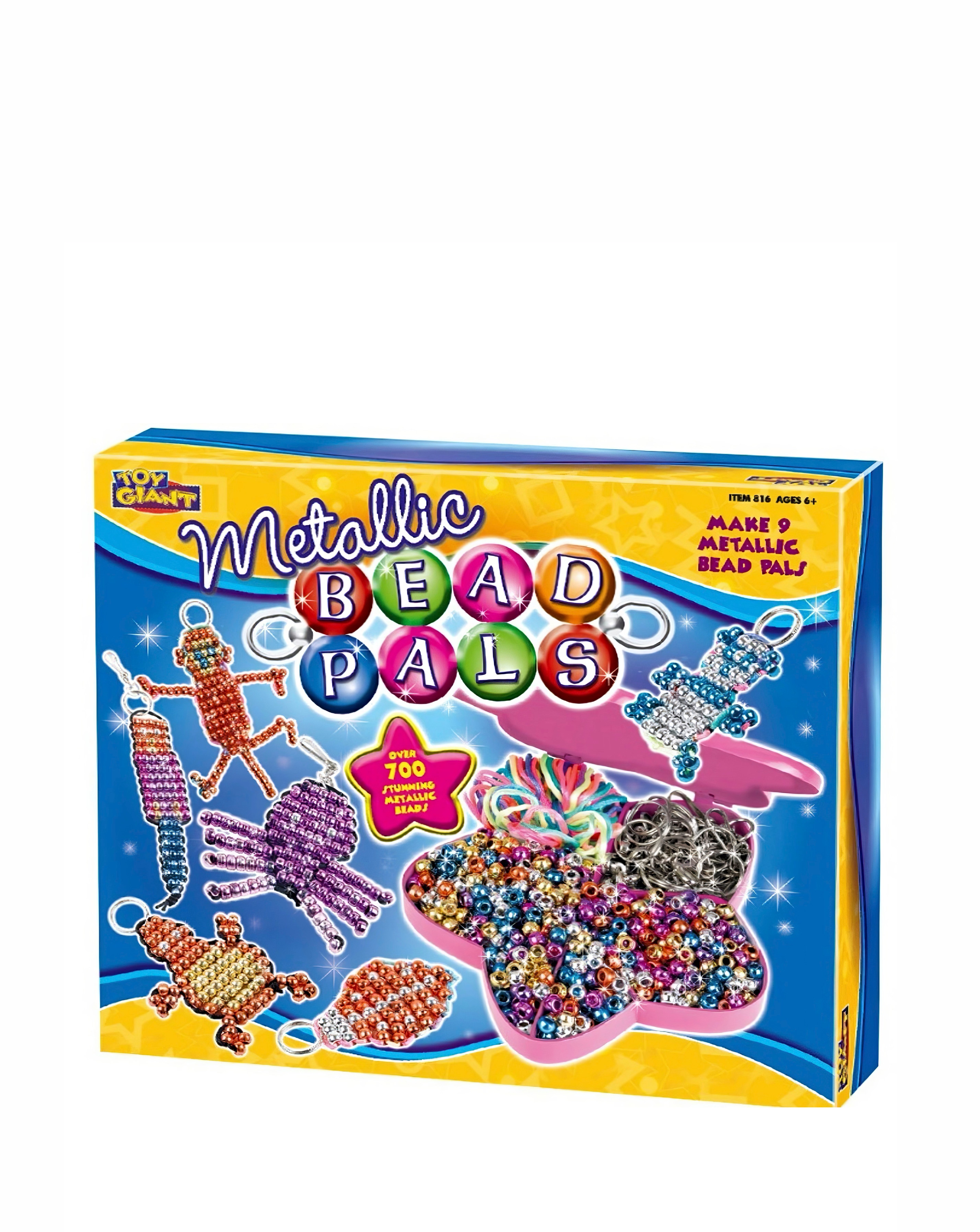 New In - Metallic Bead Pals Craft Kit