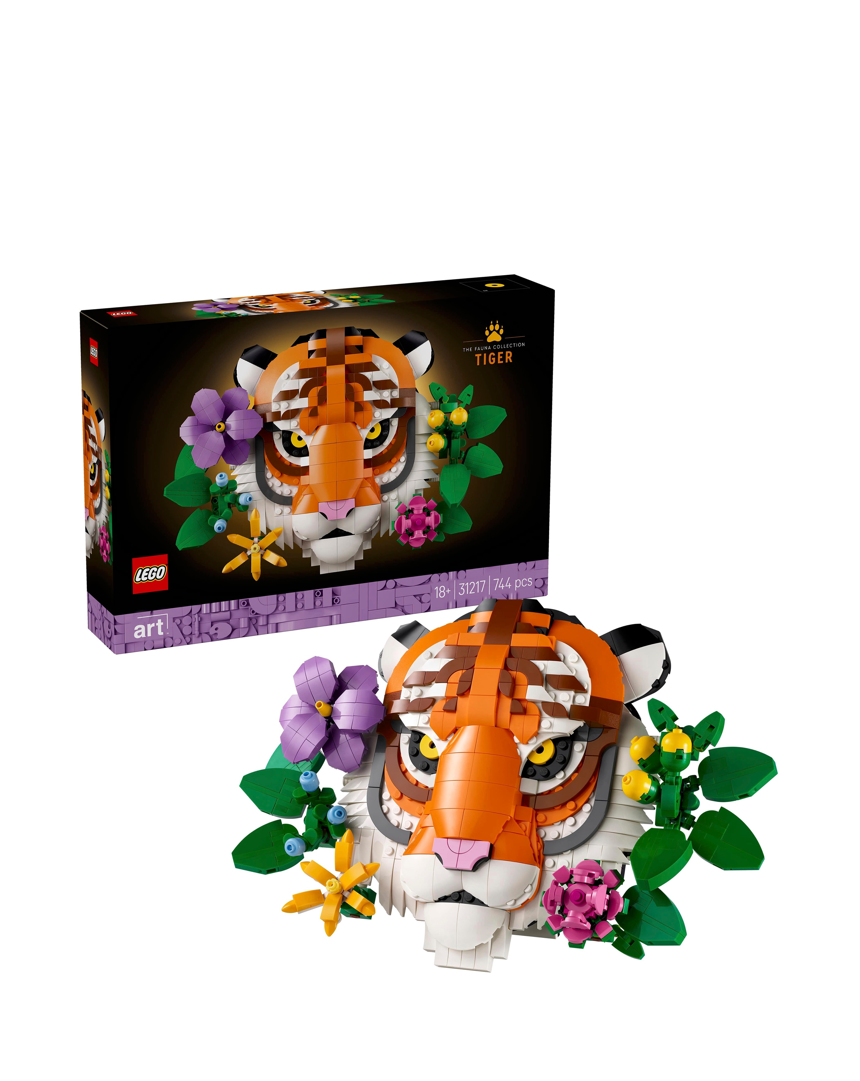 LEGO Art The Fauna Collection Tiger, New