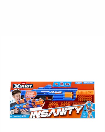 X Shot Insanity-Berzerko 8-Shot Blaster with 48 darts