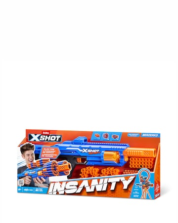 X Shot Insanity-Berzerko 8-Shot Blaster with 48 darts