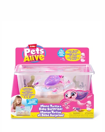 Pets Alive Mama & Baby Surprise Mama Turtle Playset