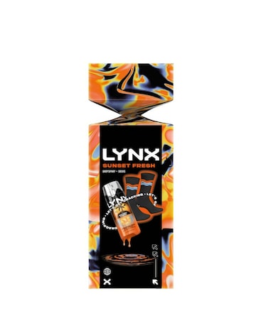 Lynx Bodyspray + Socks Sunset Fresh Cracker Gift Set