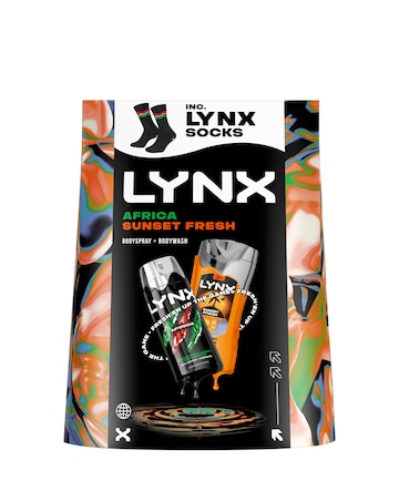 Lynx Duo + Socks Africa/Sunset Fresh Gift Set