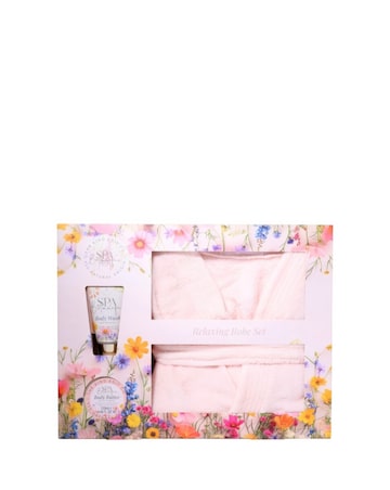 The Kind Edit Co. Spa Boutique Robe and Bathng Gift Set