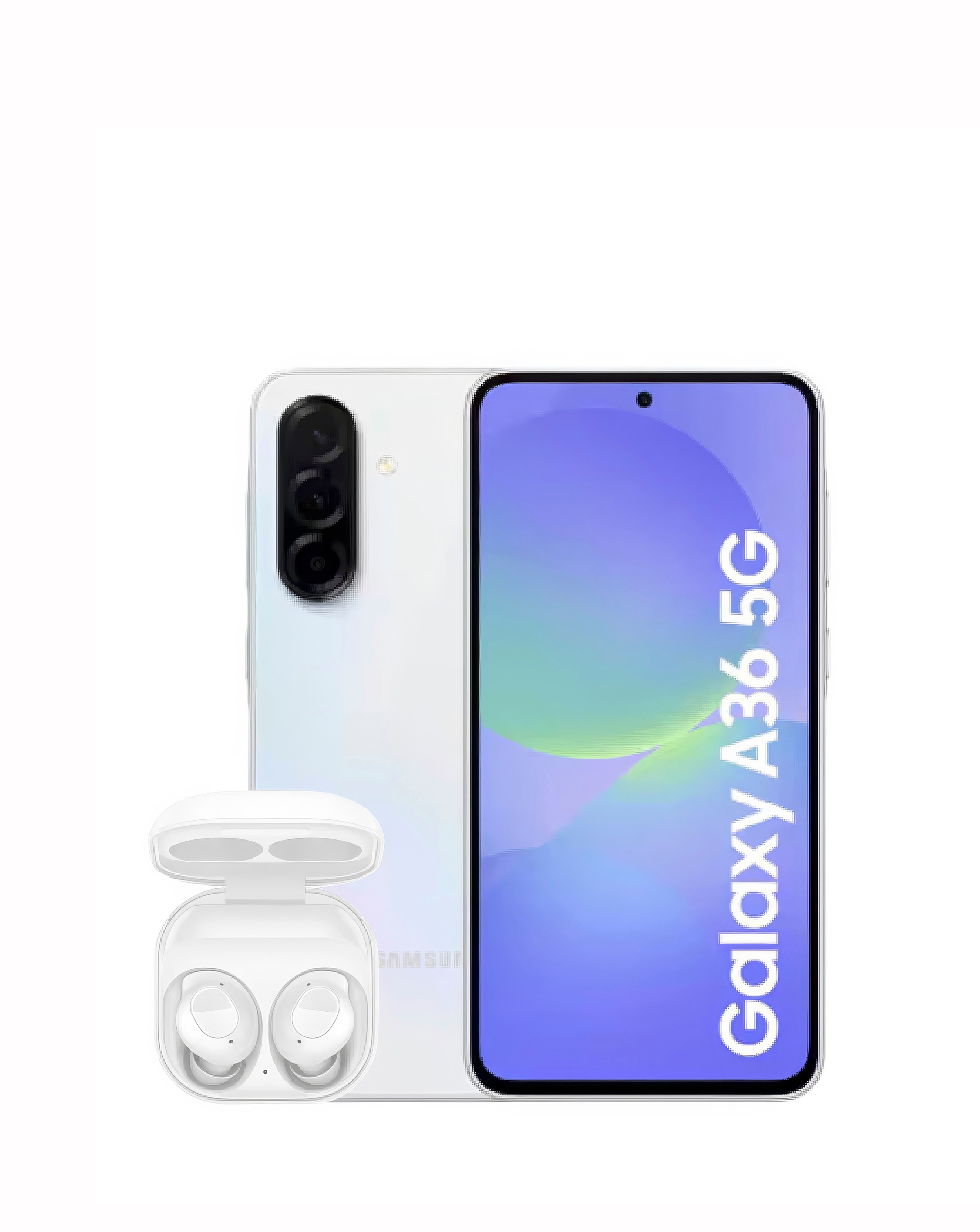 Galaxy A36 5G - White & Buds FE Bundle