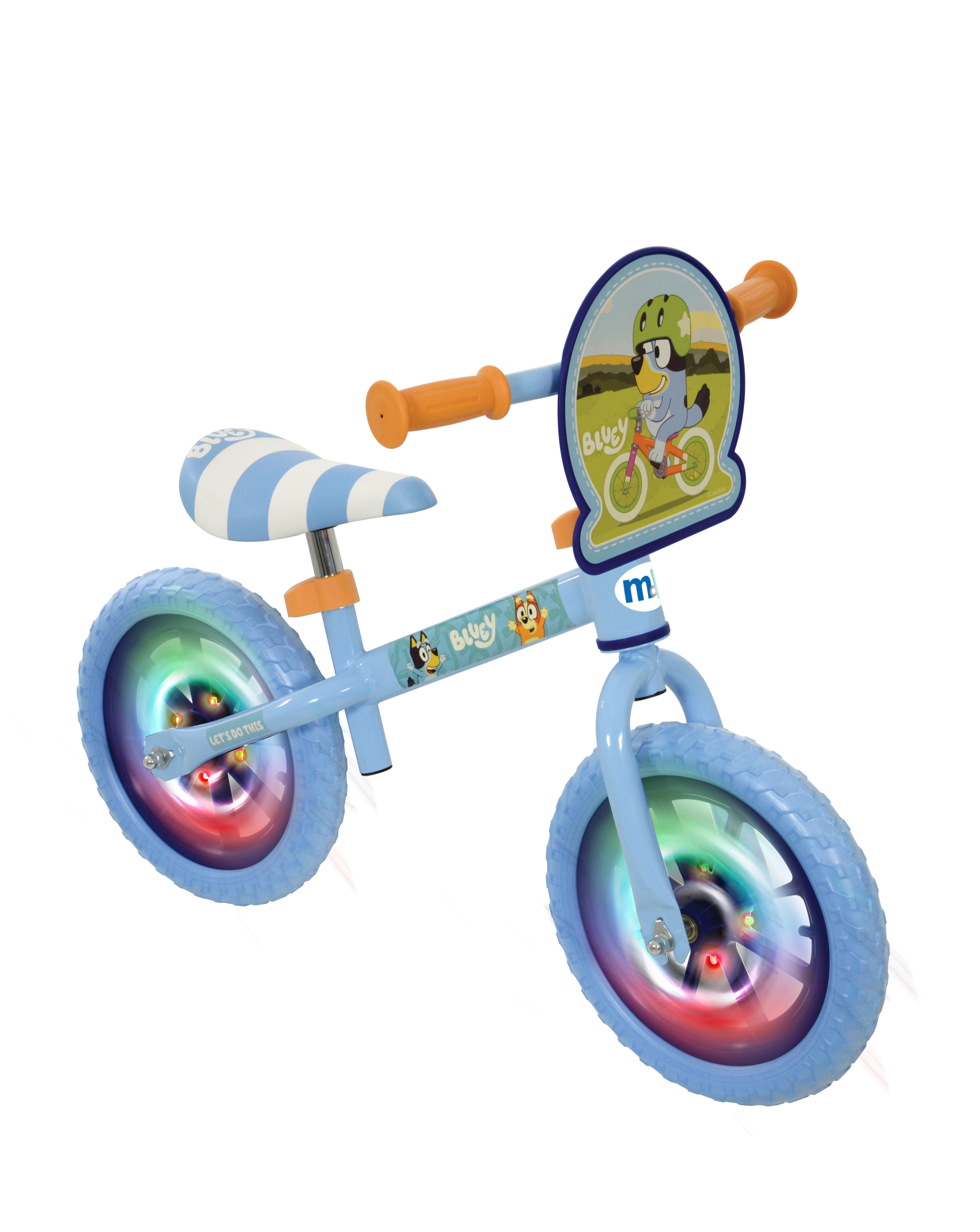 Bluey 12 Inch Balance Bike with Light Up