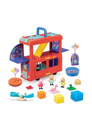 Peppa Pig Peppa's 2-in-1 Party Bus Playset