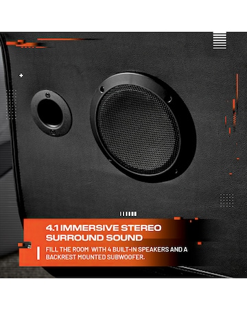 X Rocker X-Pro 4.1 Audio Console Pedestal Gaming Chair - Black