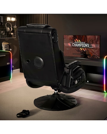 X Rocker X-Pro 4.1 Audio Console Pedestal Gaming Chair - Black