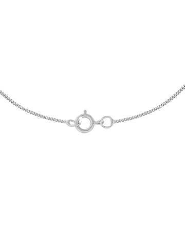 9ct Gold CZ Linked-Rings Pendant & Chain