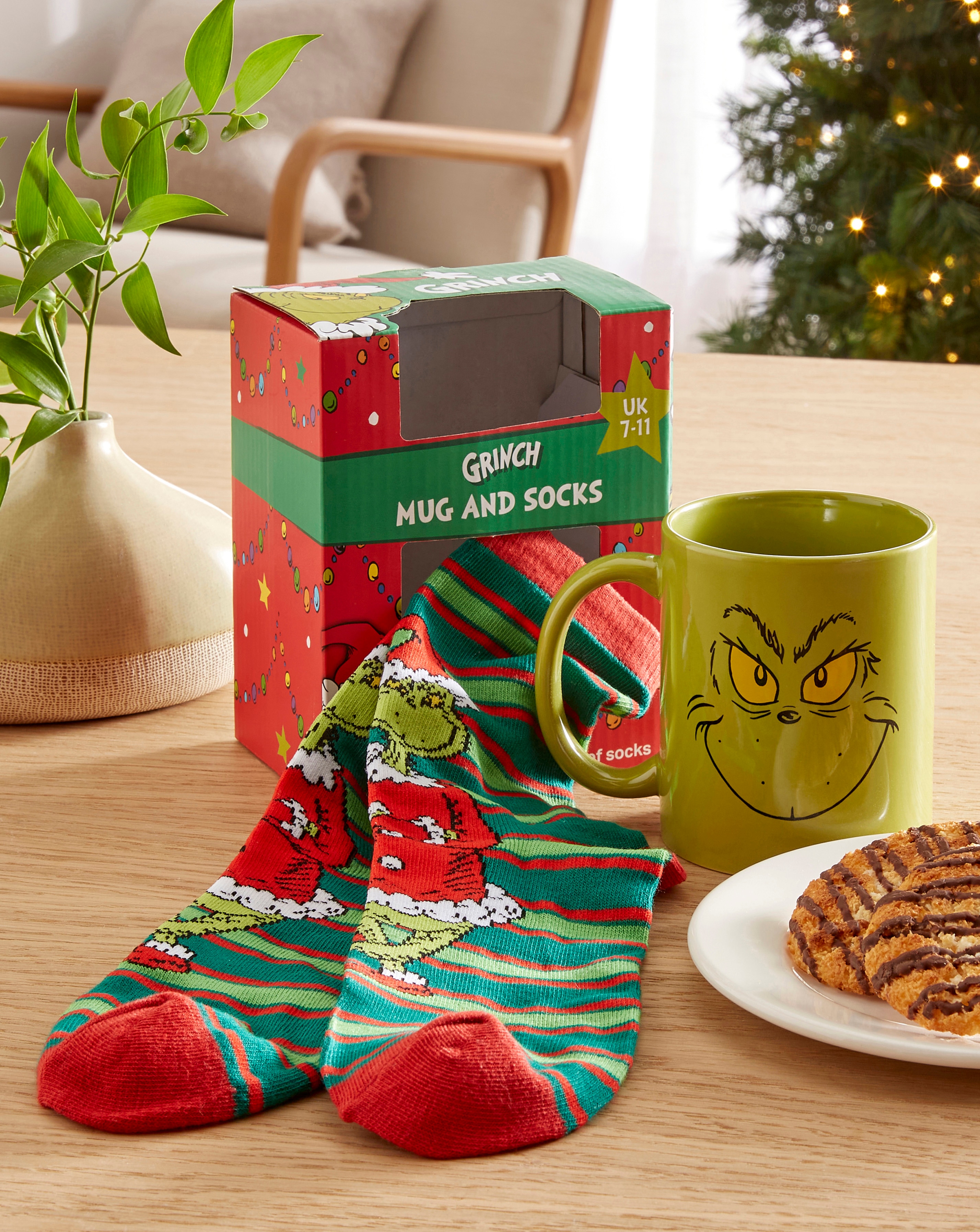 Grinch Mug and Socks Set