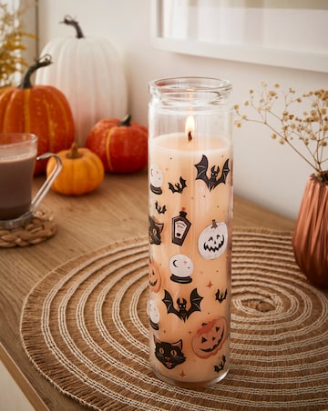 Spooky Spiced Pumpkin Tube Candle