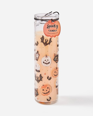 Spooky Spiced Pumpkin Tube Candle