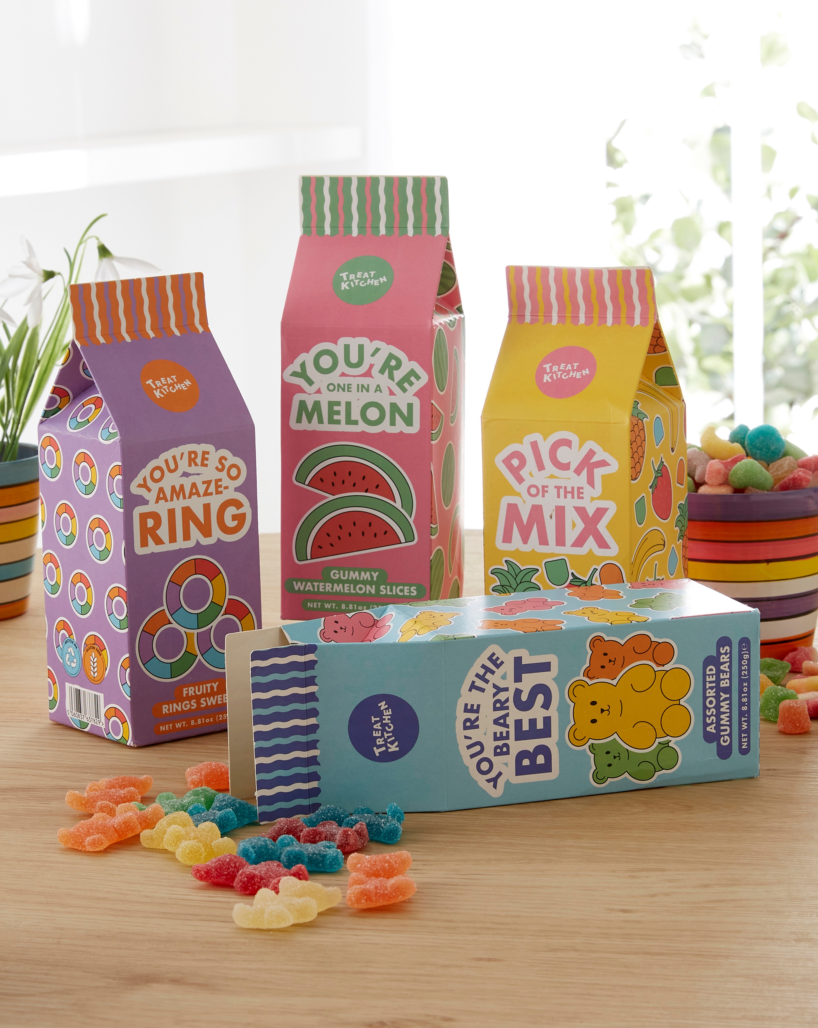 Treat Kitchen 4 x Milk Carton Bundle