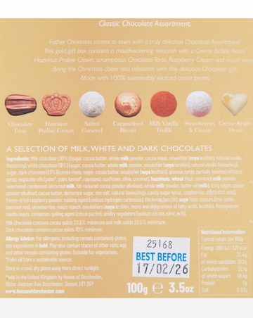 House of Dorchester Classic Christmas Collection & Gold Salted Caramel Truffles