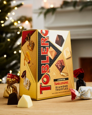 Toblerone Merry Christmas Bar and Assorted Truffles bundle