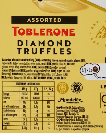 Toblerone Merry Christmas Bar and Assorted Truffles bundle