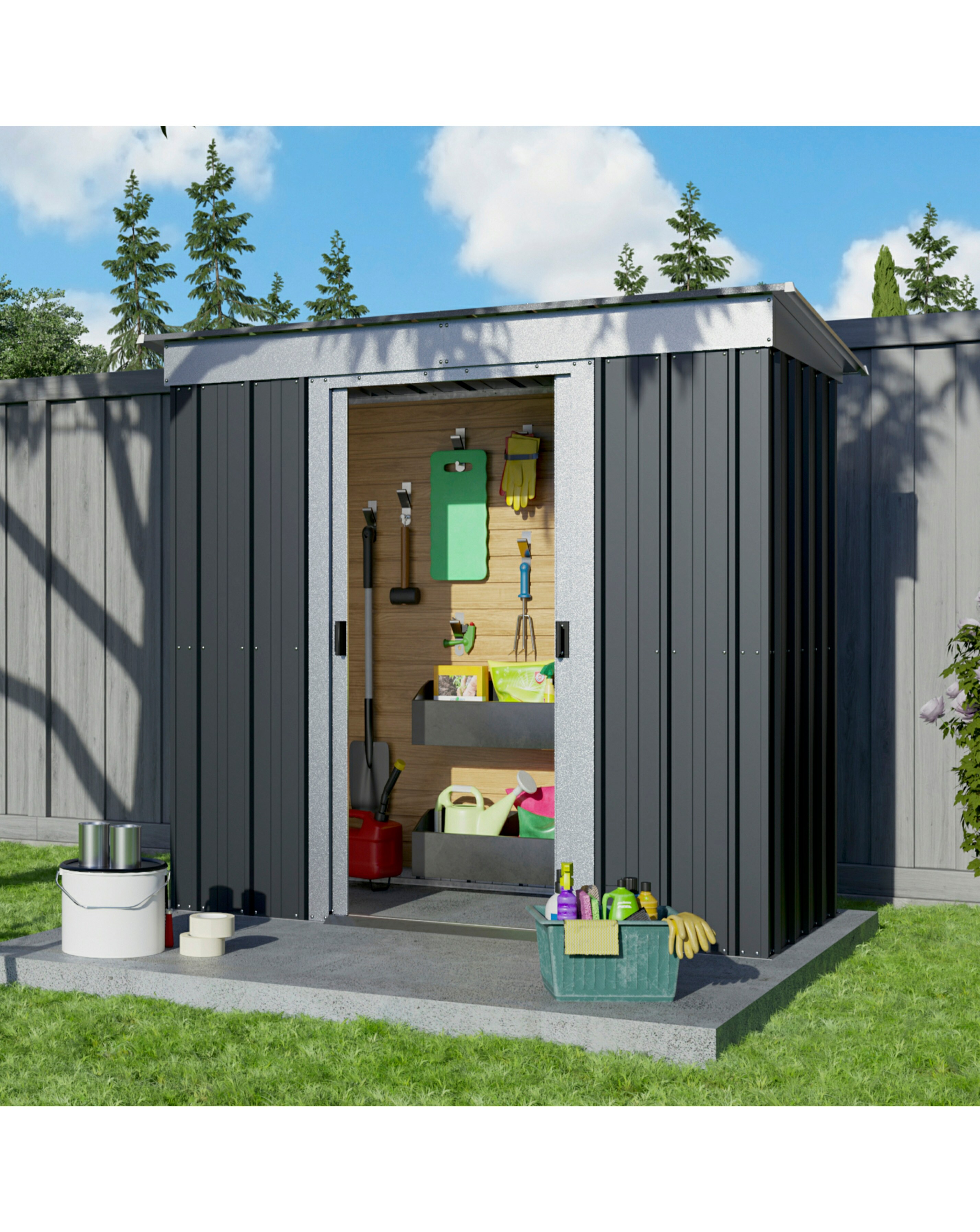 Yardmaster 6x4ft Castleton Shed