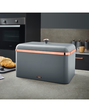 Tower Cavaletto Bread Bin Grey