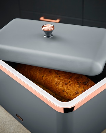 Tower Cavaletto Bread Bin Grey