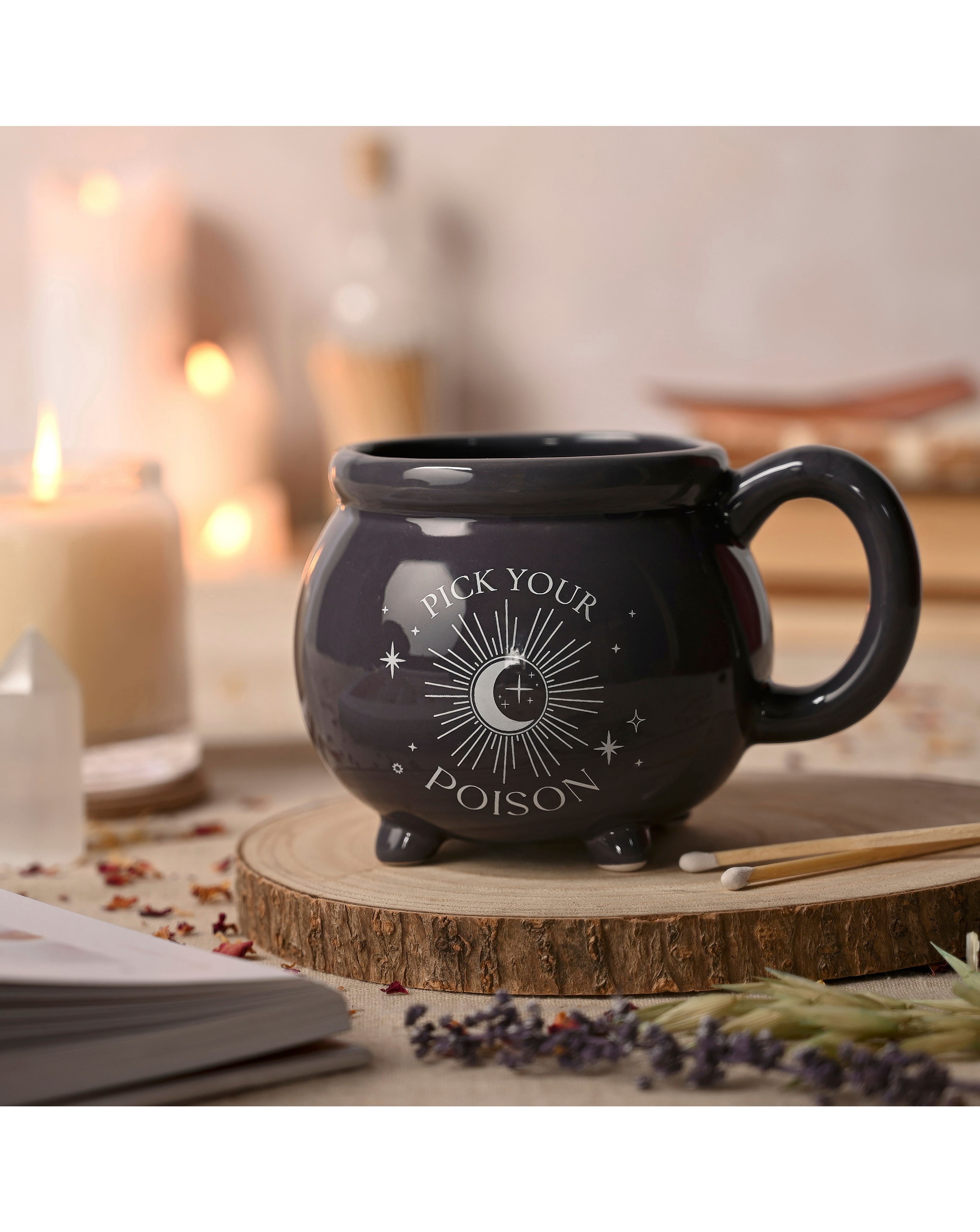 New In - Mystic Legends Midnight Cauldron Mug