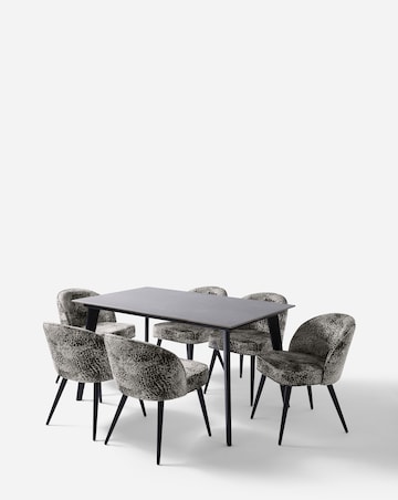 Hale Dining Table with 6 Savannah Chairs