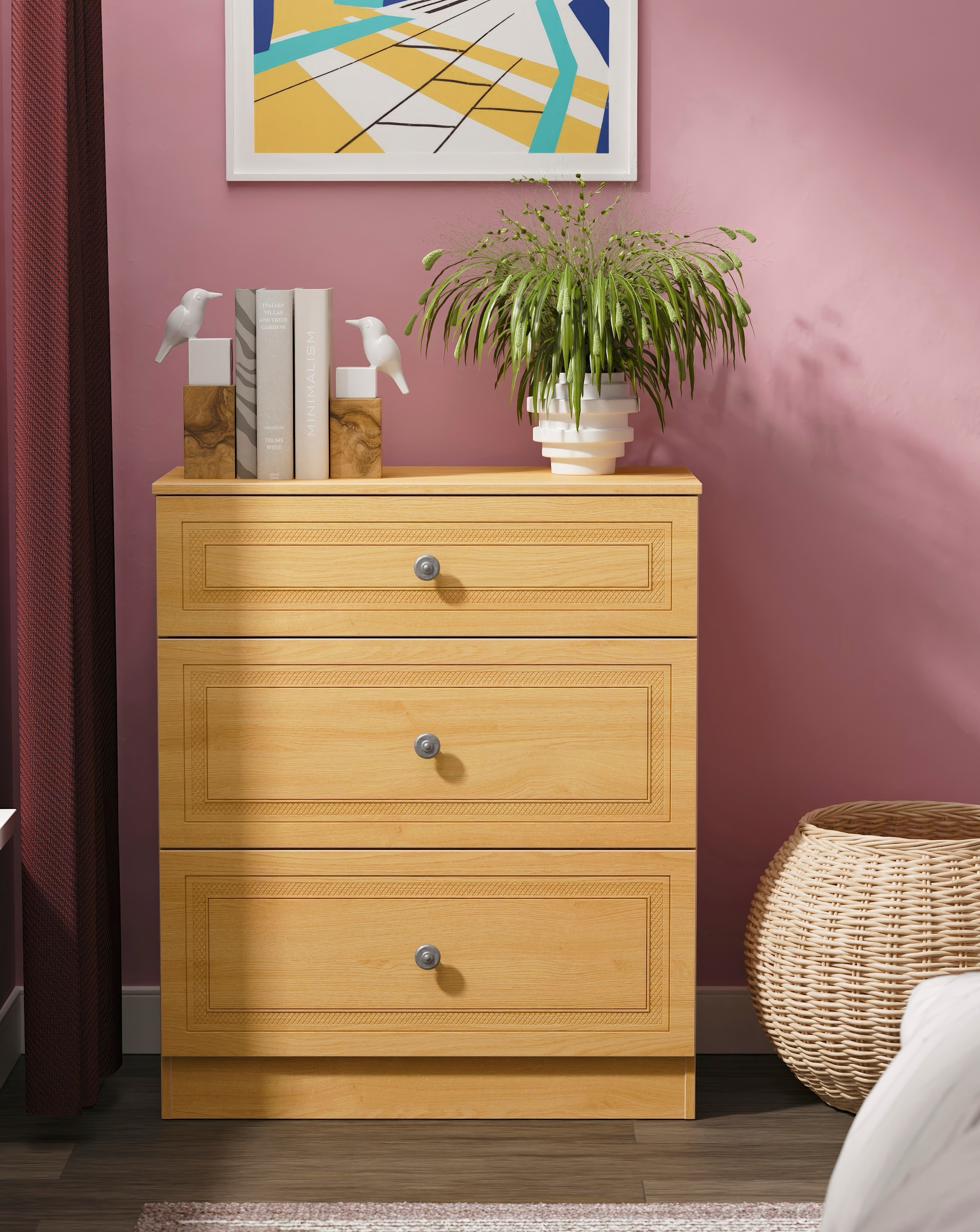 New In - Richmond Assembled 3 Drawer Chest