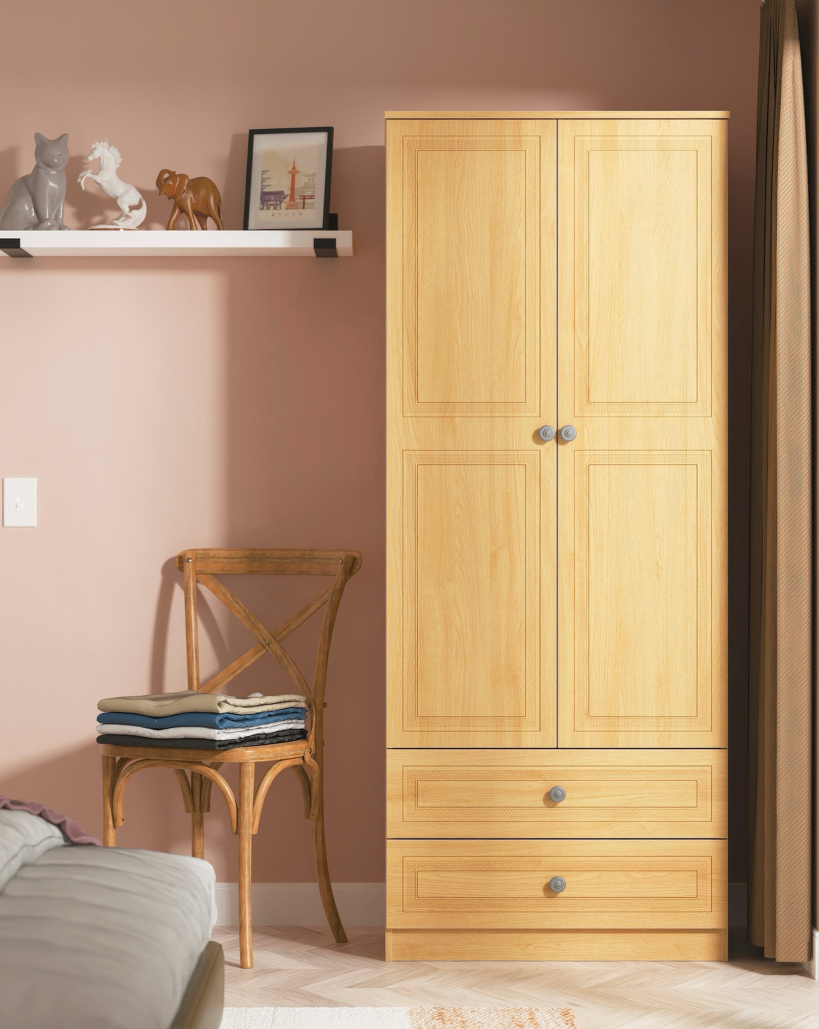 New In - Richmond 2 Door Drawer Wardrobe