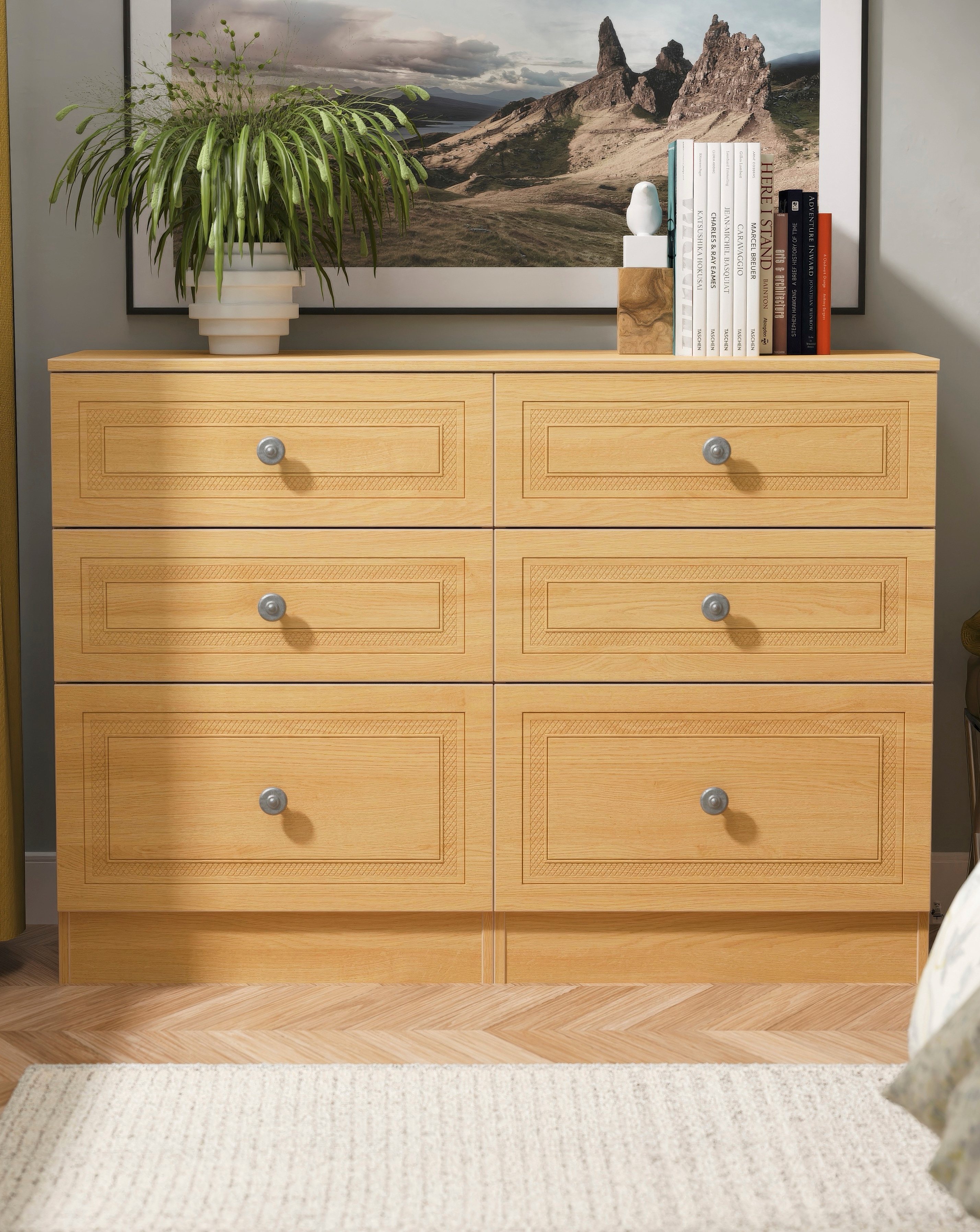New In - Richmond Ready Assembled 6 Drawer Chest