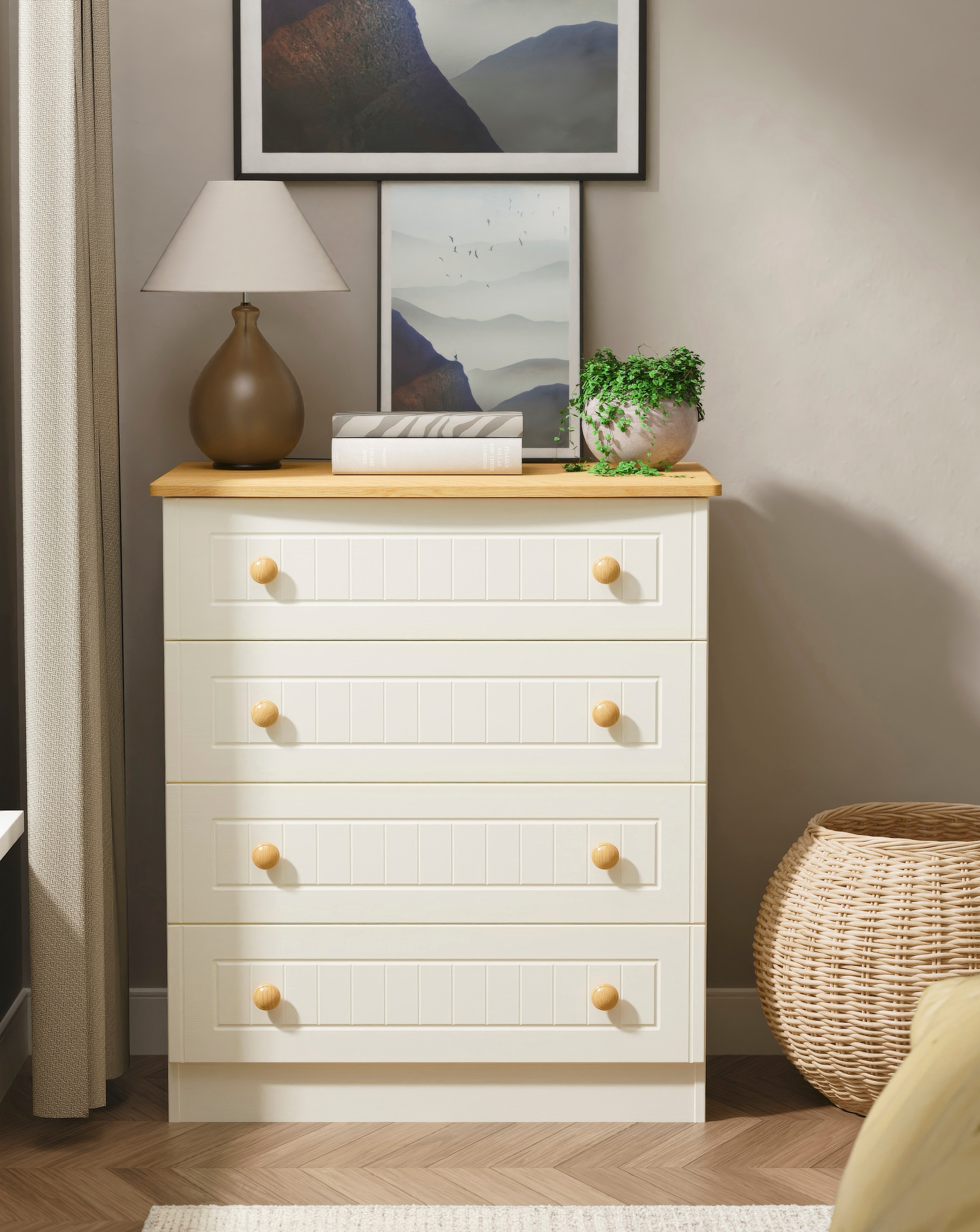 New In - Frances 4 Drawer Chest