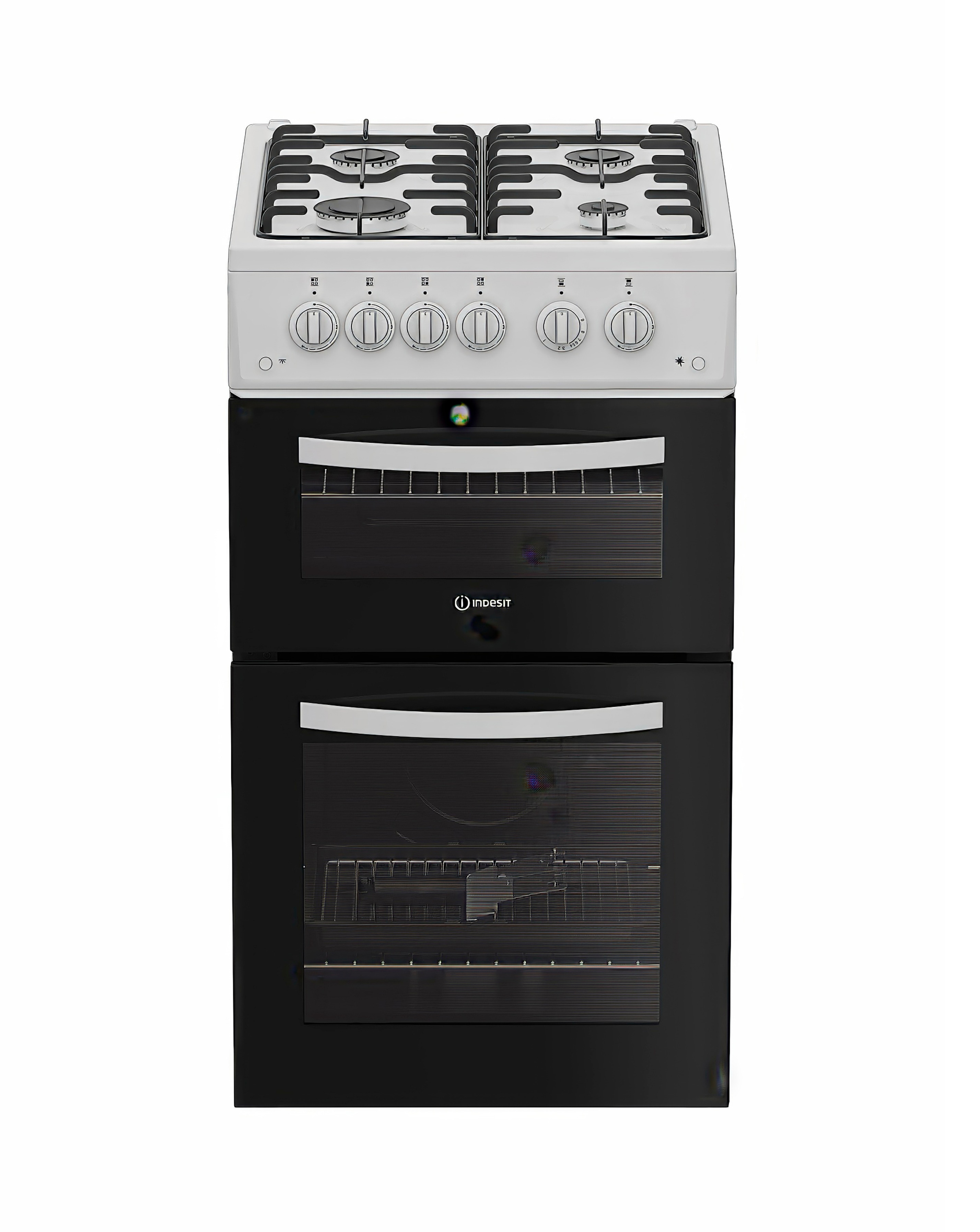 Indesit ITG5GMW Gas Twin Cooker White