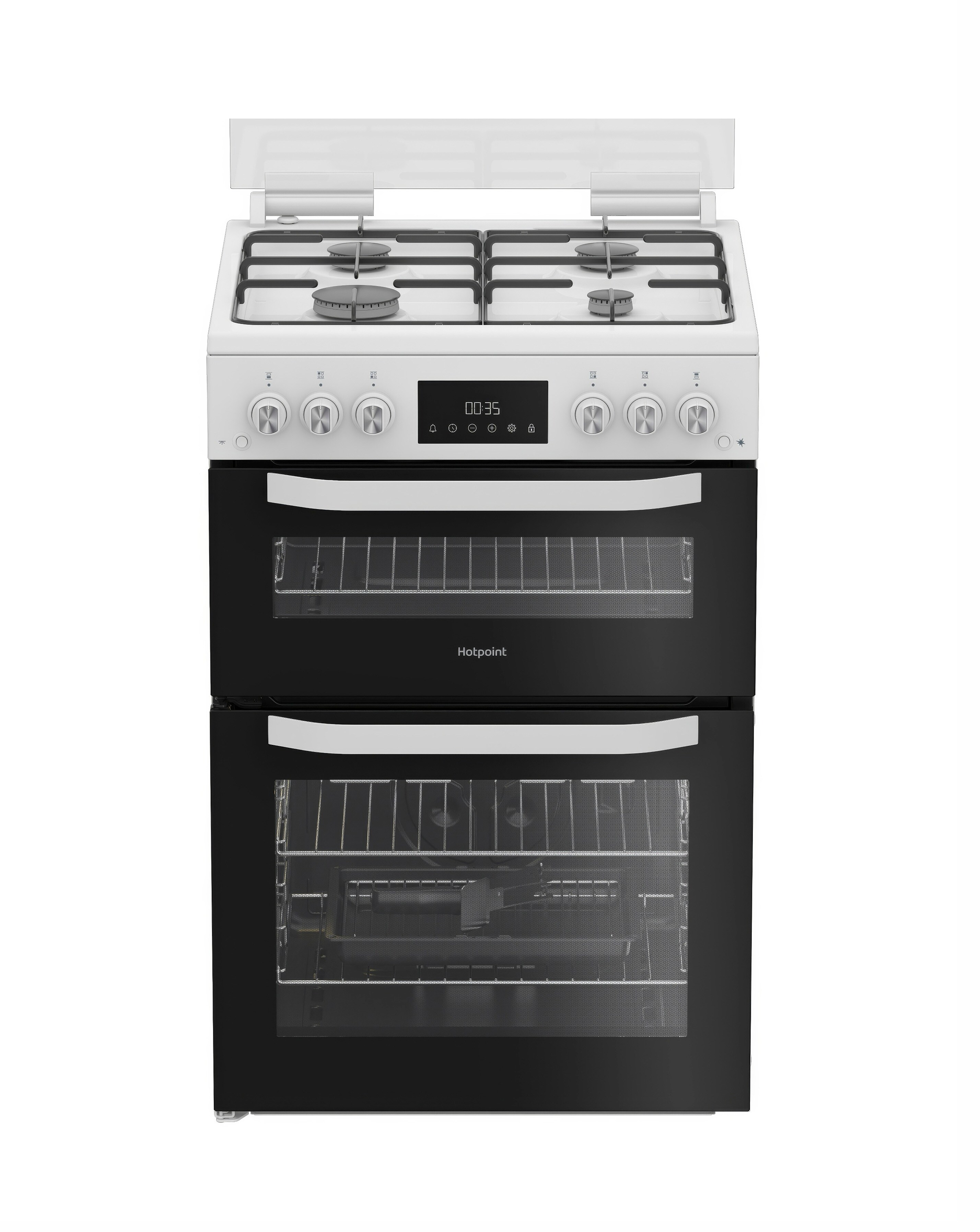 Hotpoint HTG6GDCW Gas Cooker White