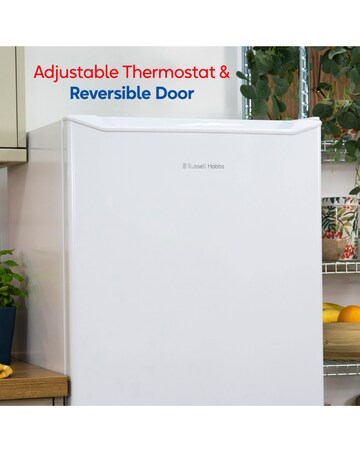 Russell Hobbs RH143FZ552E1W 143cm High Small Upright Freezer - White - E Rated