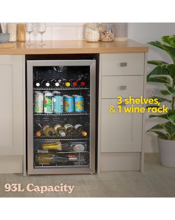 Russell Hobbs RH48BC101SS 93L Beverage Cooler - Stainless Steel