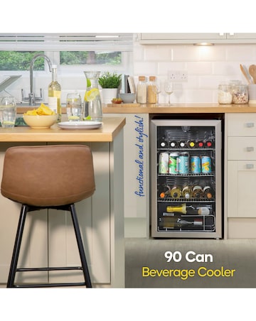 Russell Hobbs RH48BC101SS 93L Beverage Cooler - Stainless Steel